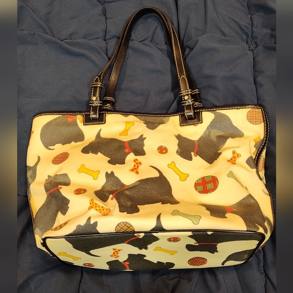 Dooney & Bourke Handbags - Dooney & Bourke Scottish Terriers/Scottie Dogs Tote Bag shoulder bag purse